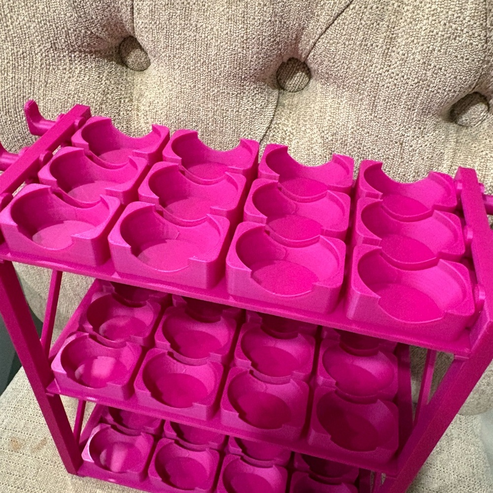 Pink Hand Sanitizer Storage Rack - Picture 2 of 2